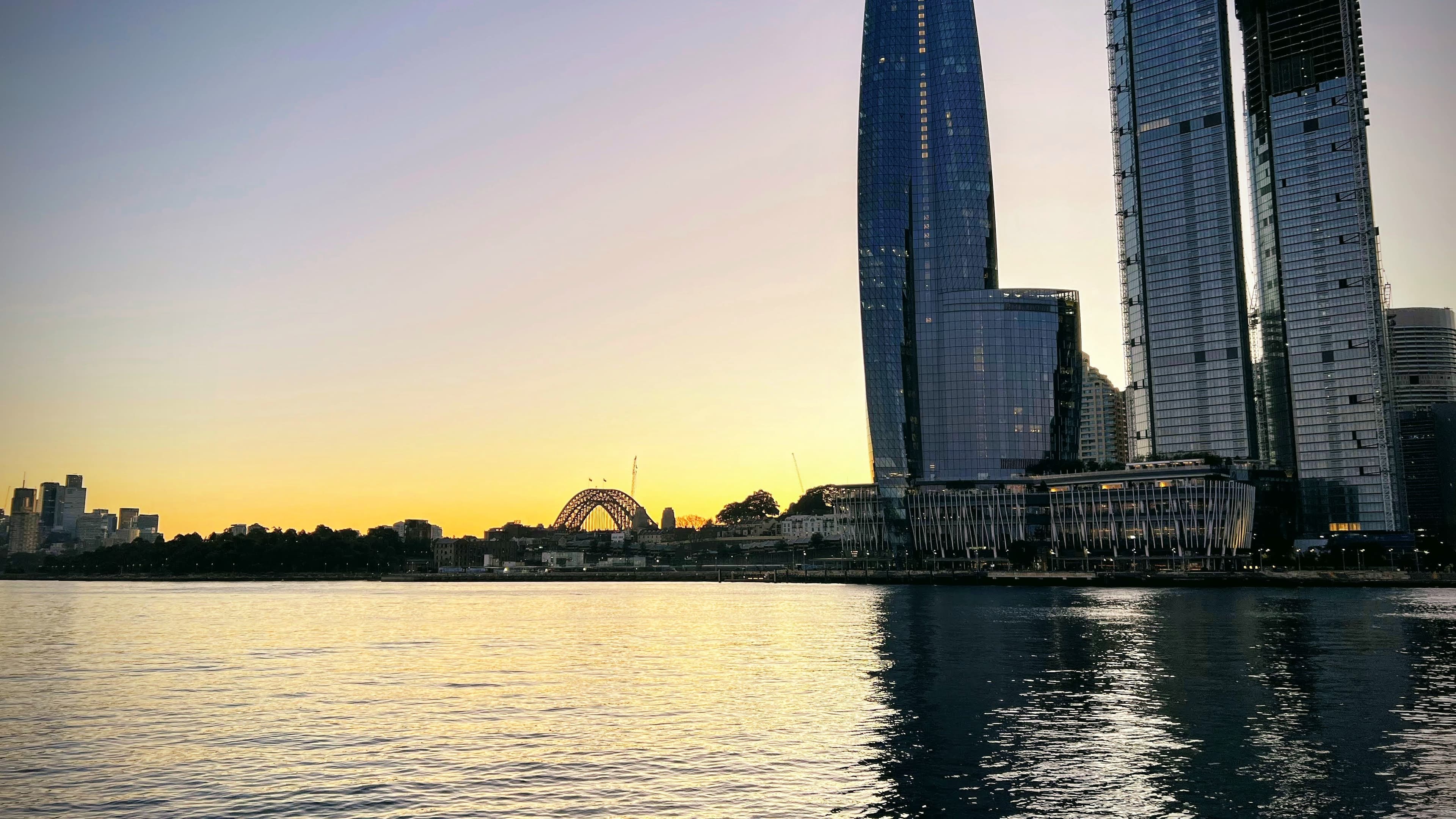 Sydney Opera House and harbour skyline, Australia